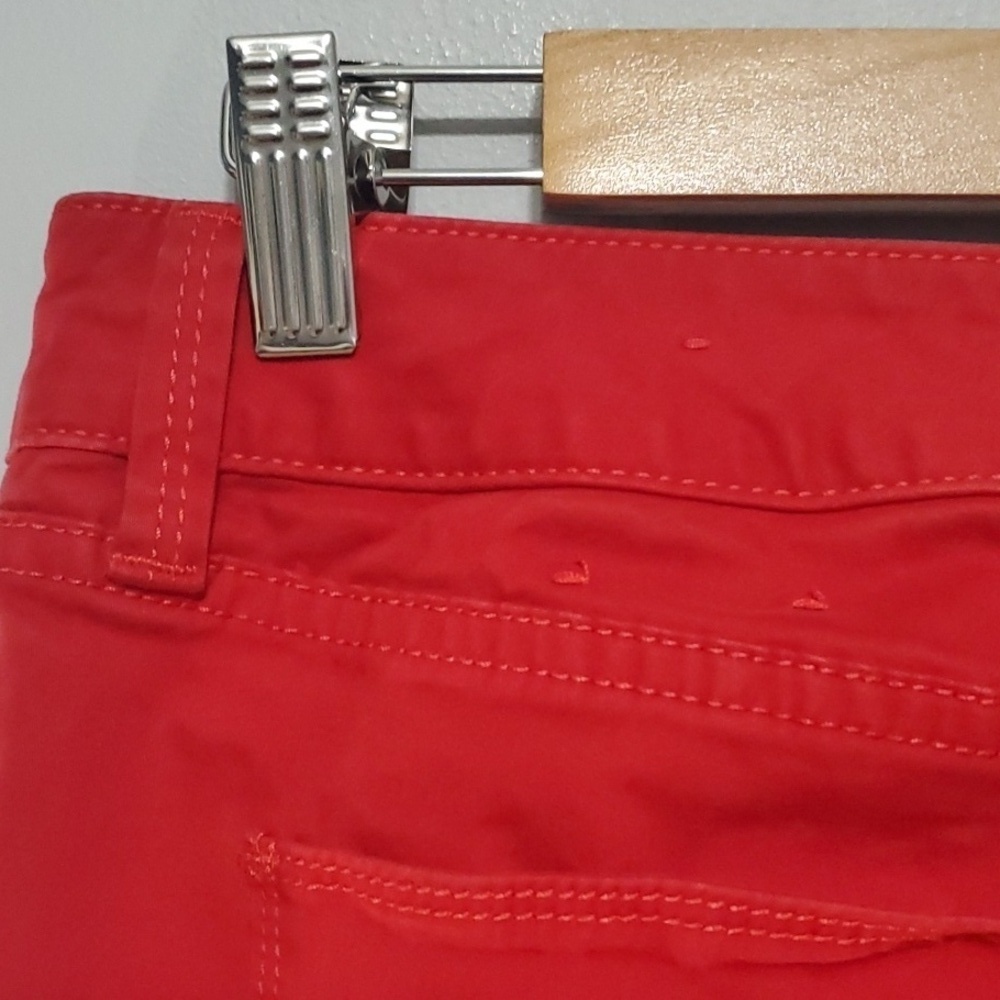 The Limited 678 Red Denim jean Legging jeans Size 4 Low Rise Skinny Vintage Y2k - Picture 6 of 15